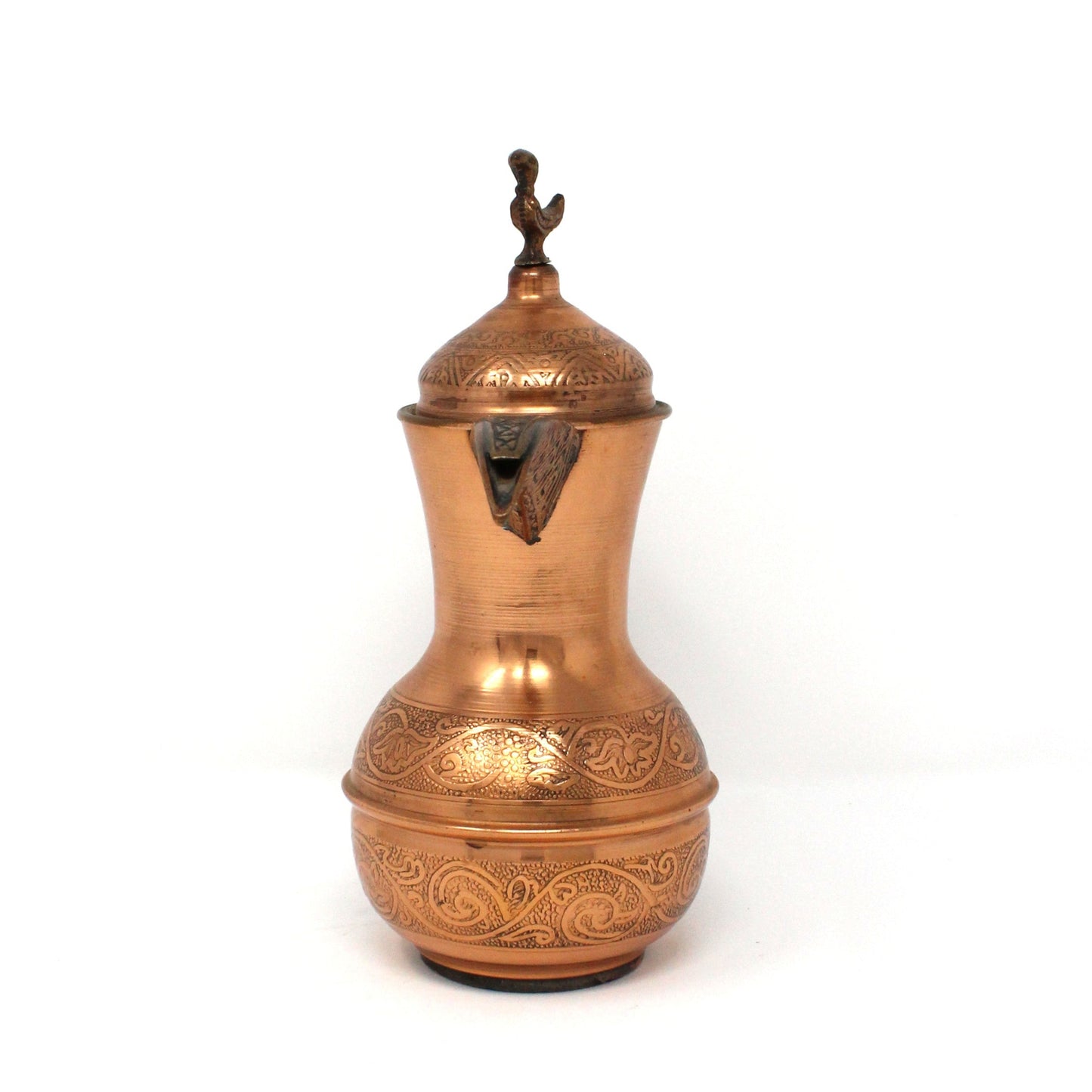 Coffee Pot, Middle Eastern Dallah, Copper and Brass, Arabic Coffee Pot, Vintage