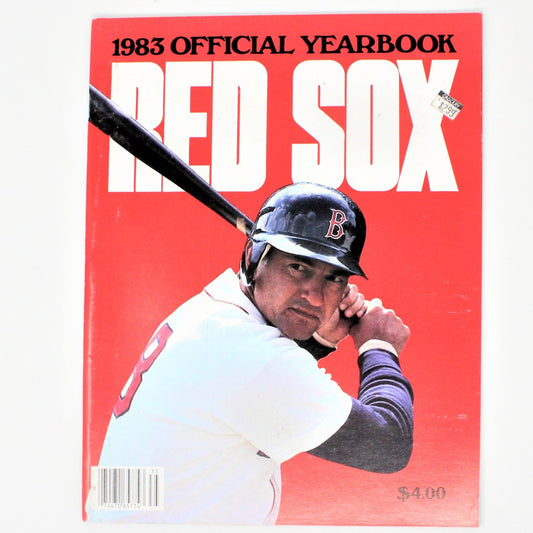 Magazine, Red Sox 1983 Official Yearbook, NOS, Vintage