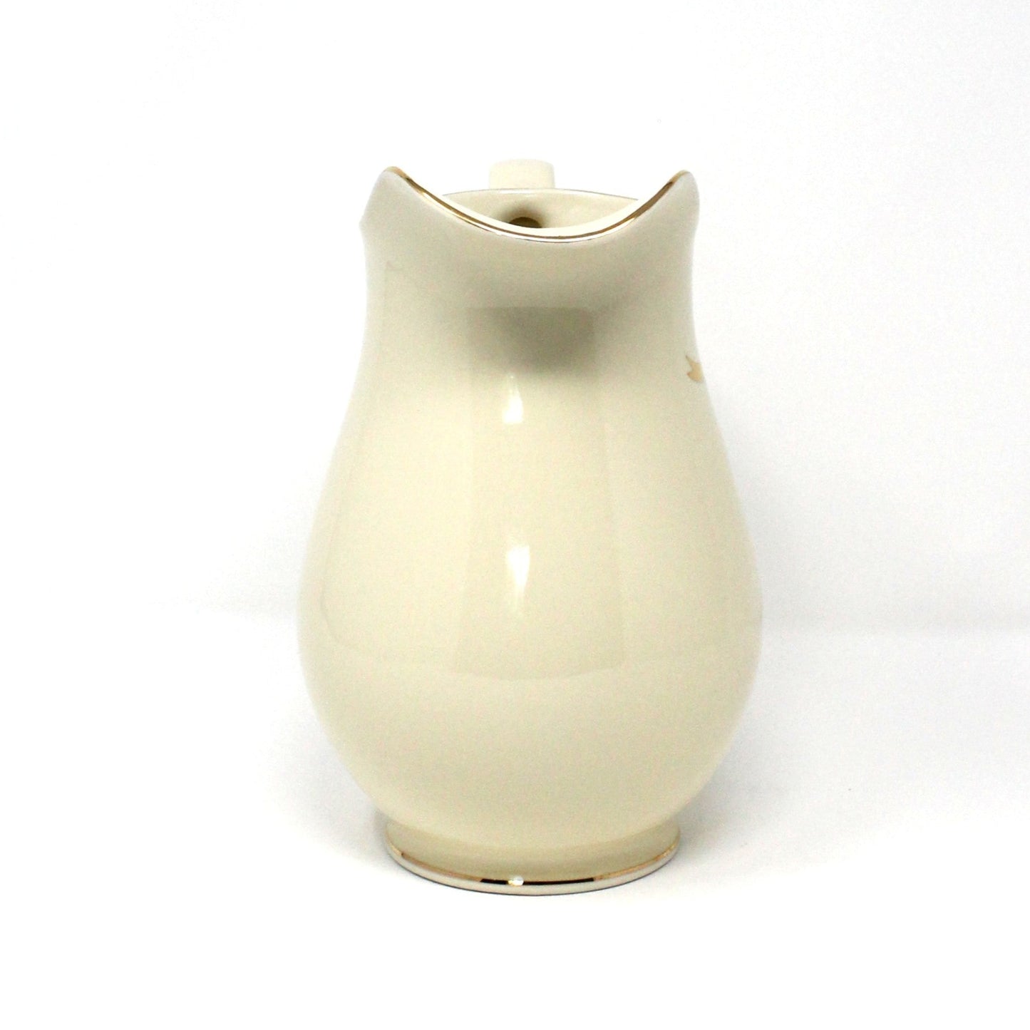 Pitcher, Teleflora, Gift Pitcher, Gold Ribbon Bow, Japan Porcelain, Vintage