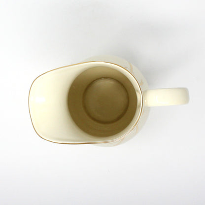 Pitcher, Teleflora, Gift Pitcher, Gold Ribbon Bow, Japan Porcelain, Vintage