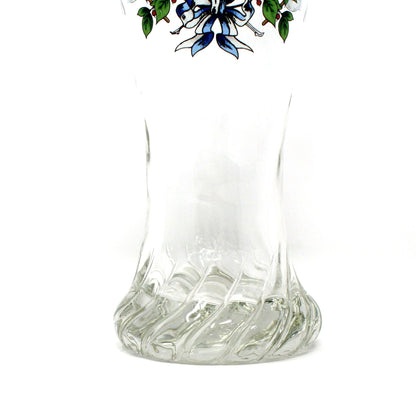 Beer / Pilsner Glass, Bavarian Lion Crest, Wittelsbach Dynasty, Swirled Base, Vintage