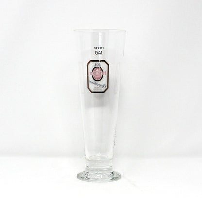 Beer / Pilsner Glass, Christian Henninger Export Logo, Beer Flute, Advertising, Vintage