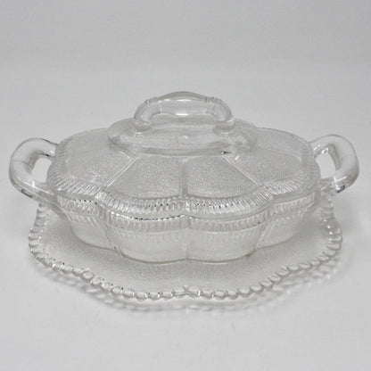 Butter Dish, Bryce Brothers, Lorne Pattern, EAPG, Antique, 1880's