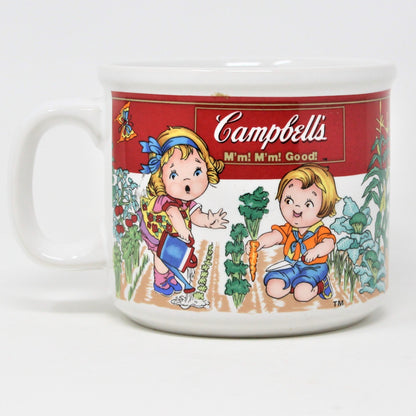 Soup Mug, Campbell's Kids, Vegetable Garden, Westwood, Ceramic, 1993, SOLD