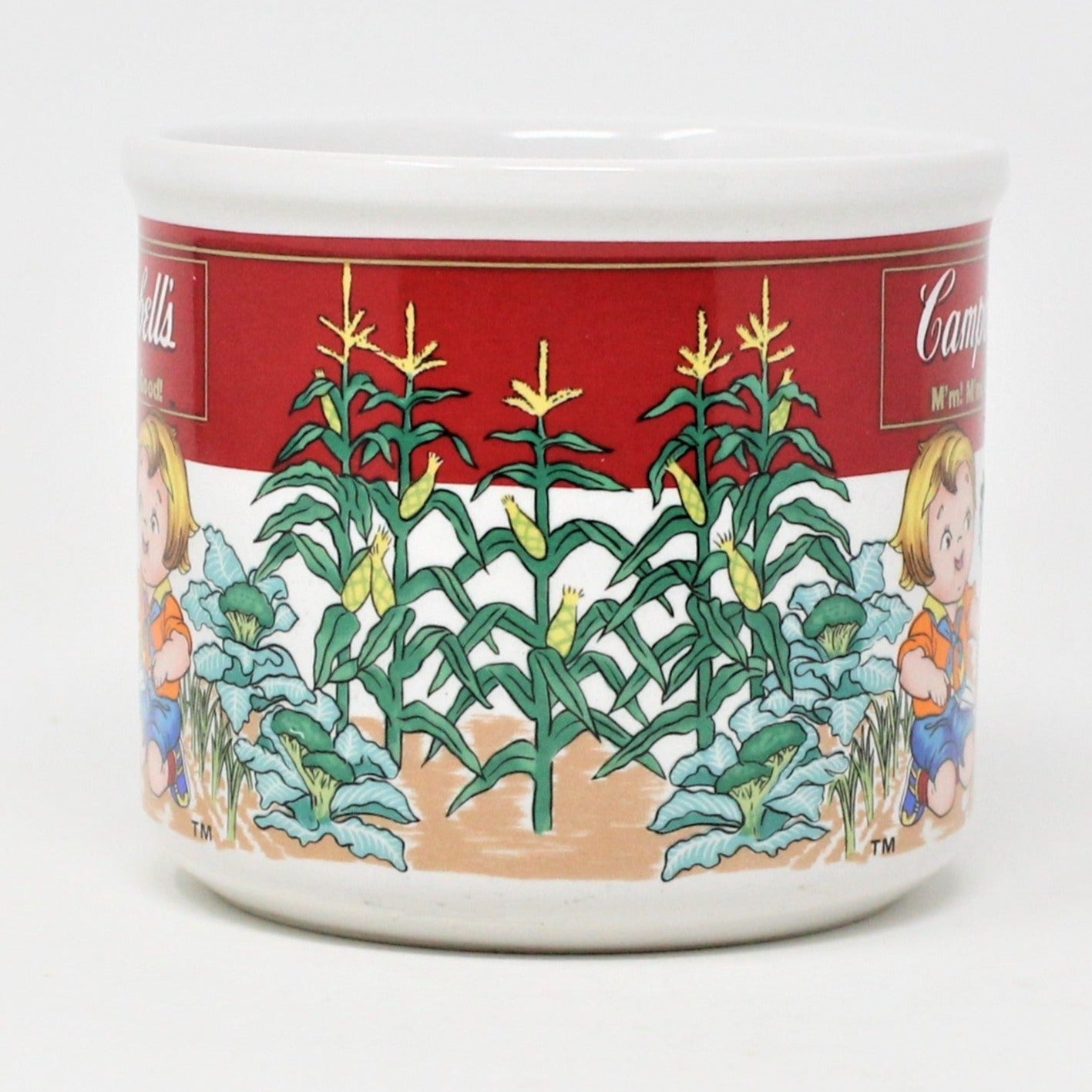 Soup Mug, Campbell's Kids, Vegetable Garden, Westwood, Ceramic, 1993, SOLD