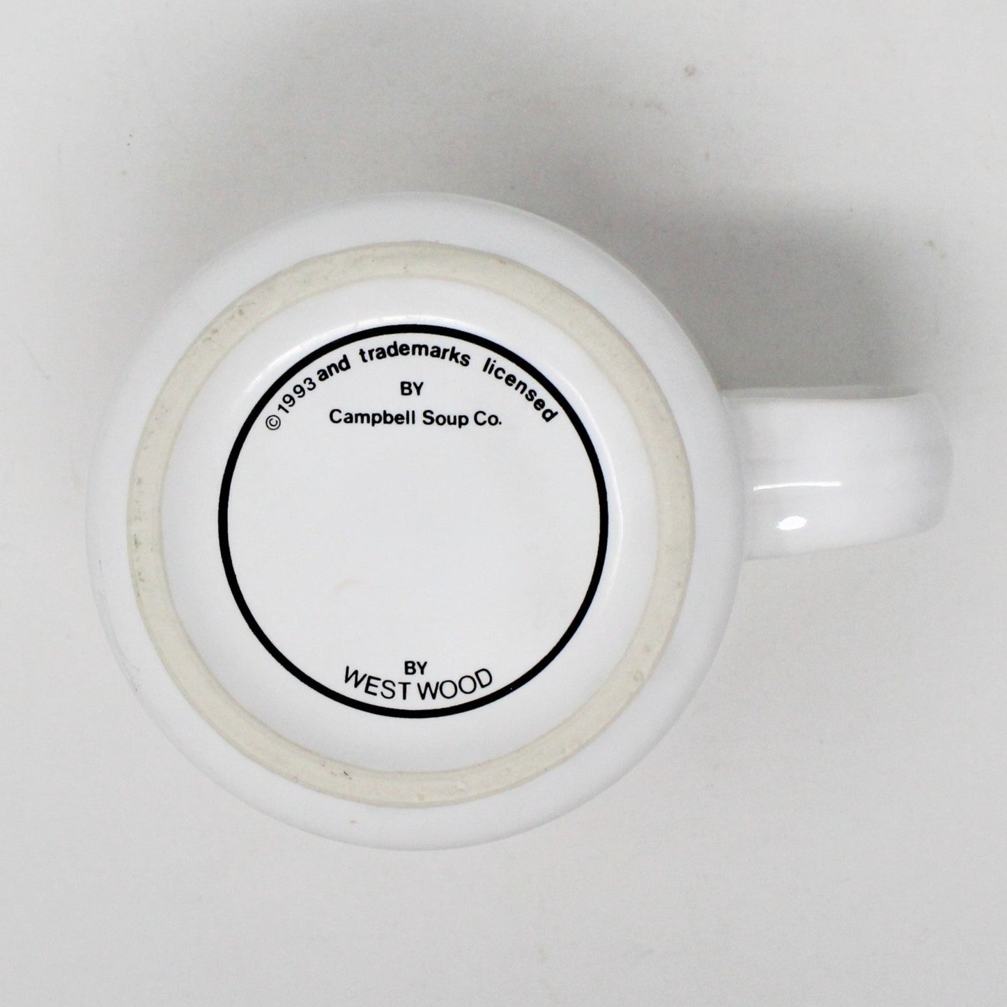 Soup Mug, Campbell's Kids, Vegetable Garden, Westwood, Ceramic, 1993, SOLD
