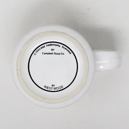 Soup Mug, Campbell's Kids, Vegetable Garden, Westwood, Ceramic, 1993, SOLD