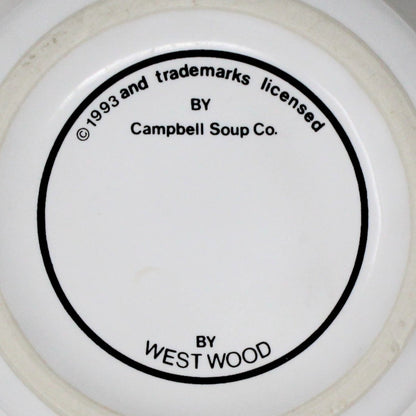Soup Mug, Campbell's Kids, Vegetable Garden, Westwood, Ceramic, 1993