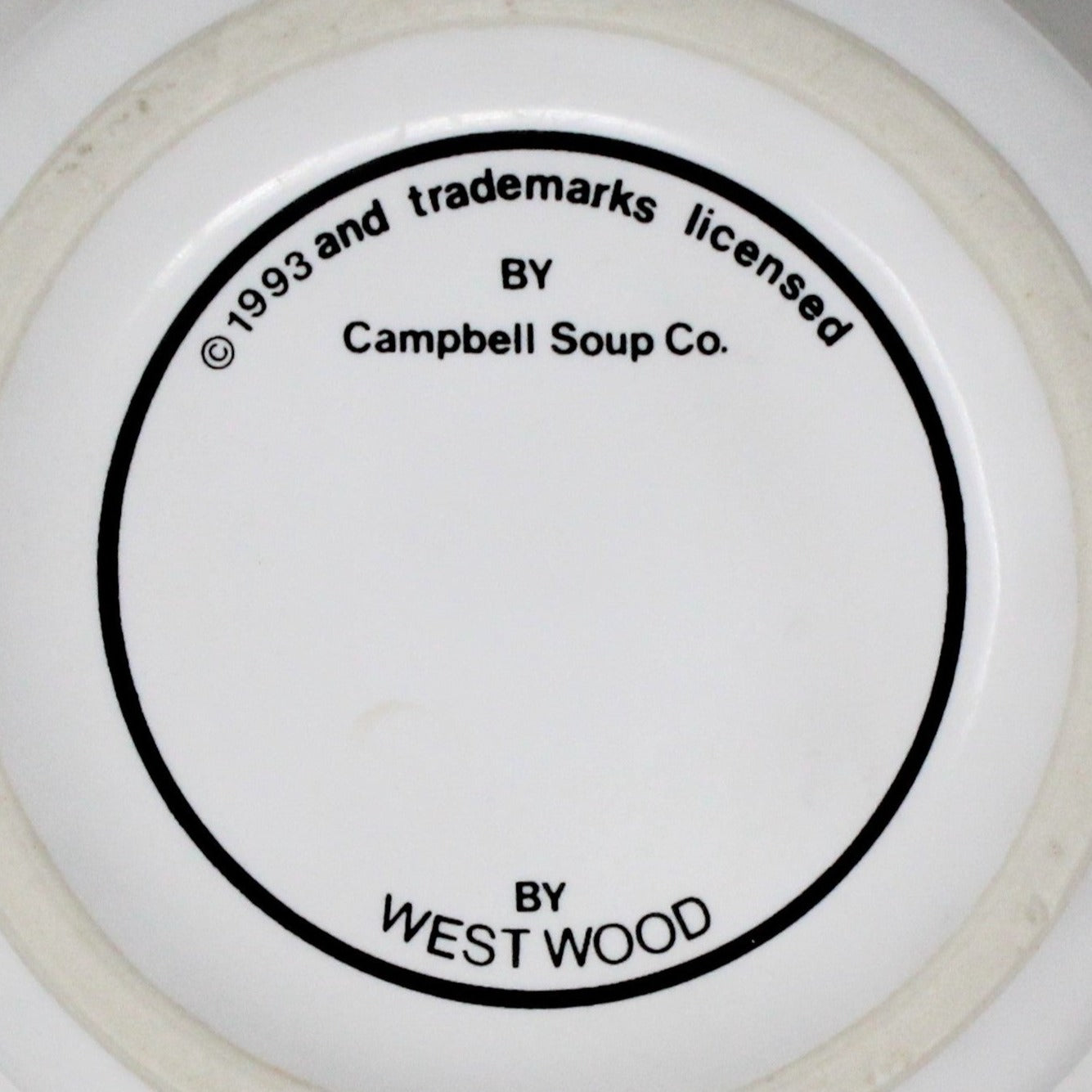 Soup Mug, Campbell's Kids, Vegetable Garden, Westwood, Ceramic, 1993, SOLD