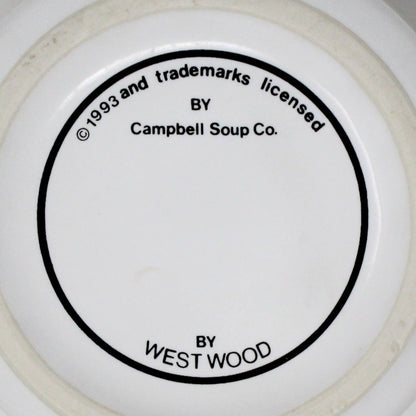 Soup Mug, Campbell's Kids, Vegetable Garden, Westwood, Ceramic, 1993, SOLD