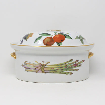 Casserole with Lid, Royal Worcester, Evesham Gold, 1.75 QT, Vintage, 1961