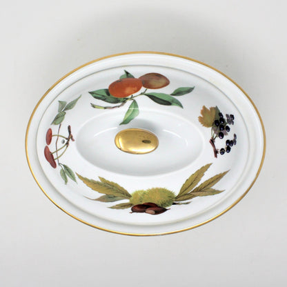 Casserole with Lid, Royal Worcester, Evesham Gold, 1.75 QT, Vintage, 1961