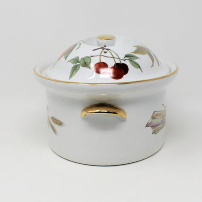 Casserole with Lid, Royal Worcester, Evesham Gold, 1.75 QT, Vintage, 1961
