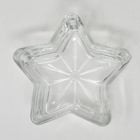 Trinket Dish, Libbey, Star Shaped Dish, Clear Glass, Decorative