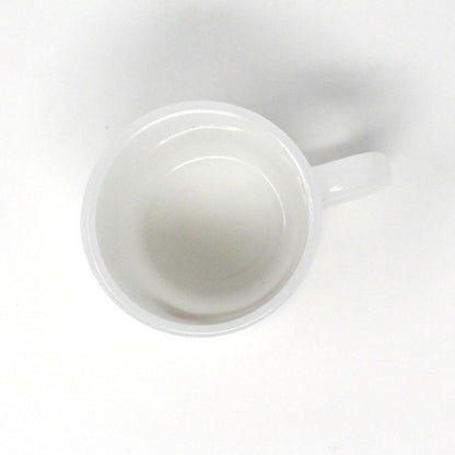 Mug, McKee, Glasbake Cherries / Cherry, Milk Glass, Vintage