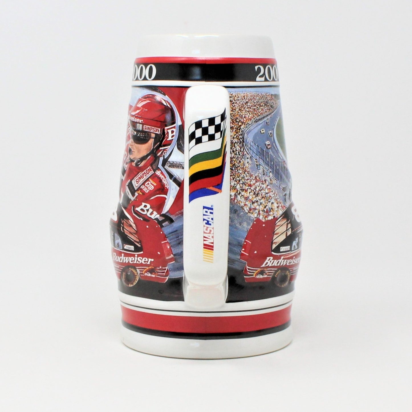 Beer Mug, Budweiser, Nascar Dale Earnhardt Jr 2000 Inaugural Season Collectible