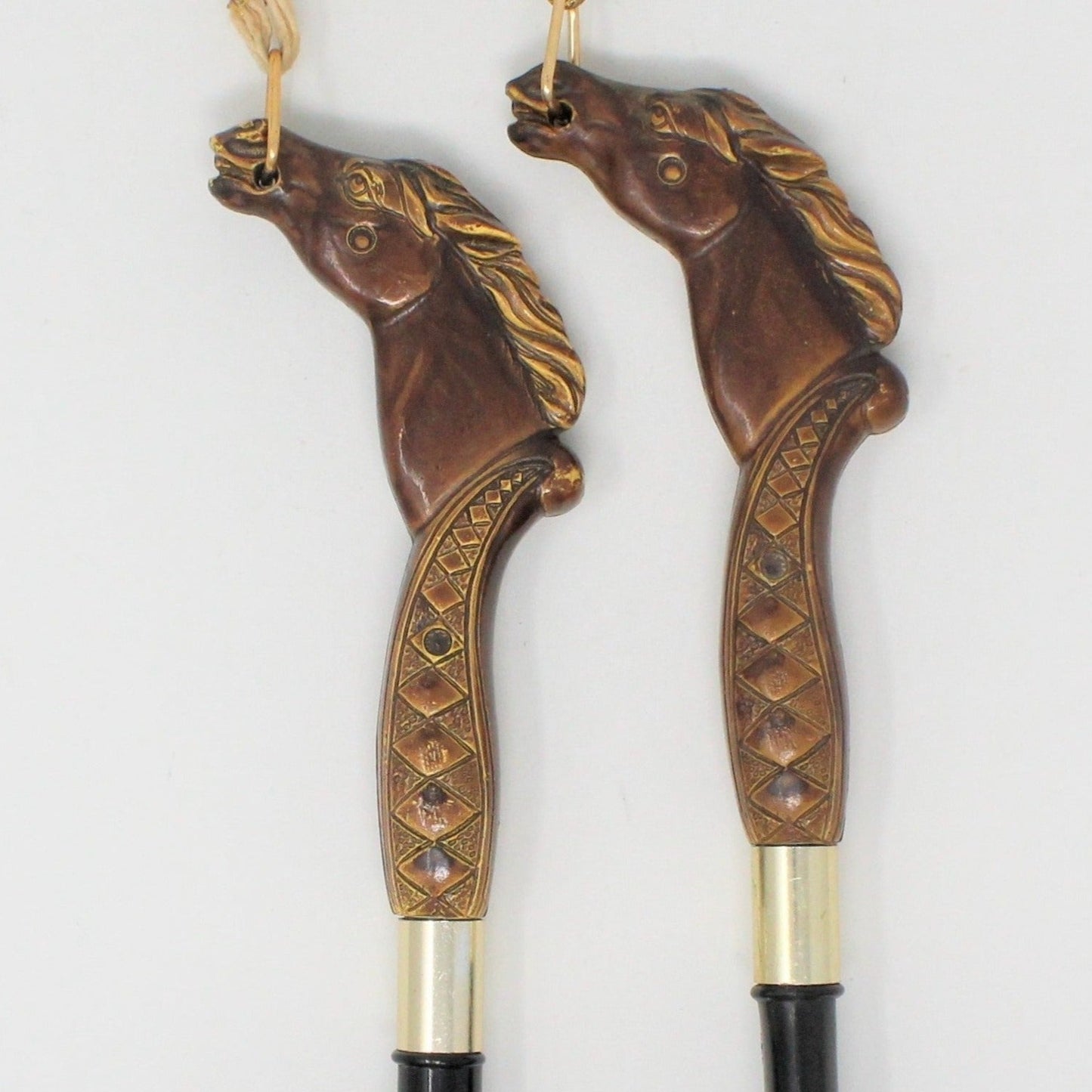 Shoe Horn and Brush Set, Horse Head, Vintage, Japan