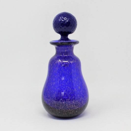 Perfume Bottle with Stopper, Murano Glass, Perfume Bottle, Mario Gambaro Signed, Vintage