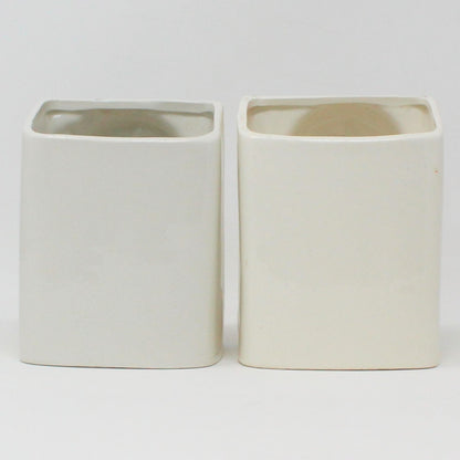 Planter, Sanmyro, Hummel-Like Pair Alpine Boy & Girl Mid Century Planters, Vintage