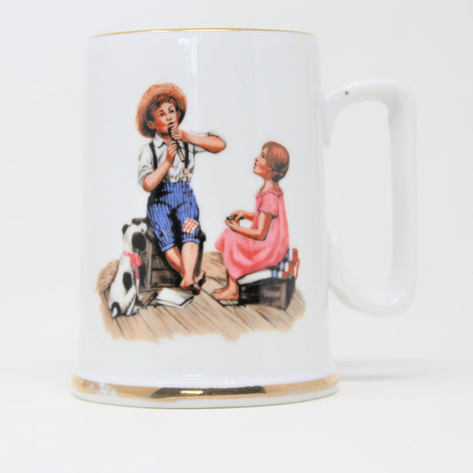 Mug, Norman Rockwell, Music Master Tankard, Vintage, 1986