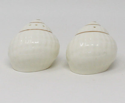 Salt and Pepper Shakers, Seashells Mikasa, Narumi, Coastal, Bone China, Elegant Tableware, Maritime, Vintage