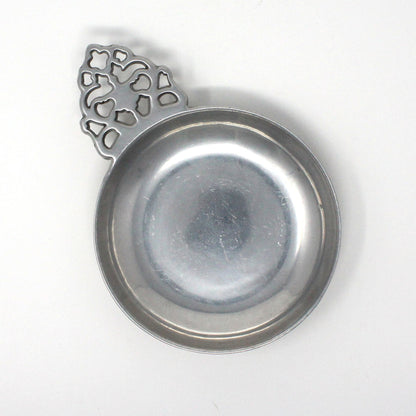 Porringer Bowl, Wilton RWP, Scrolled Handle, Armetale / Pewter, Vintage