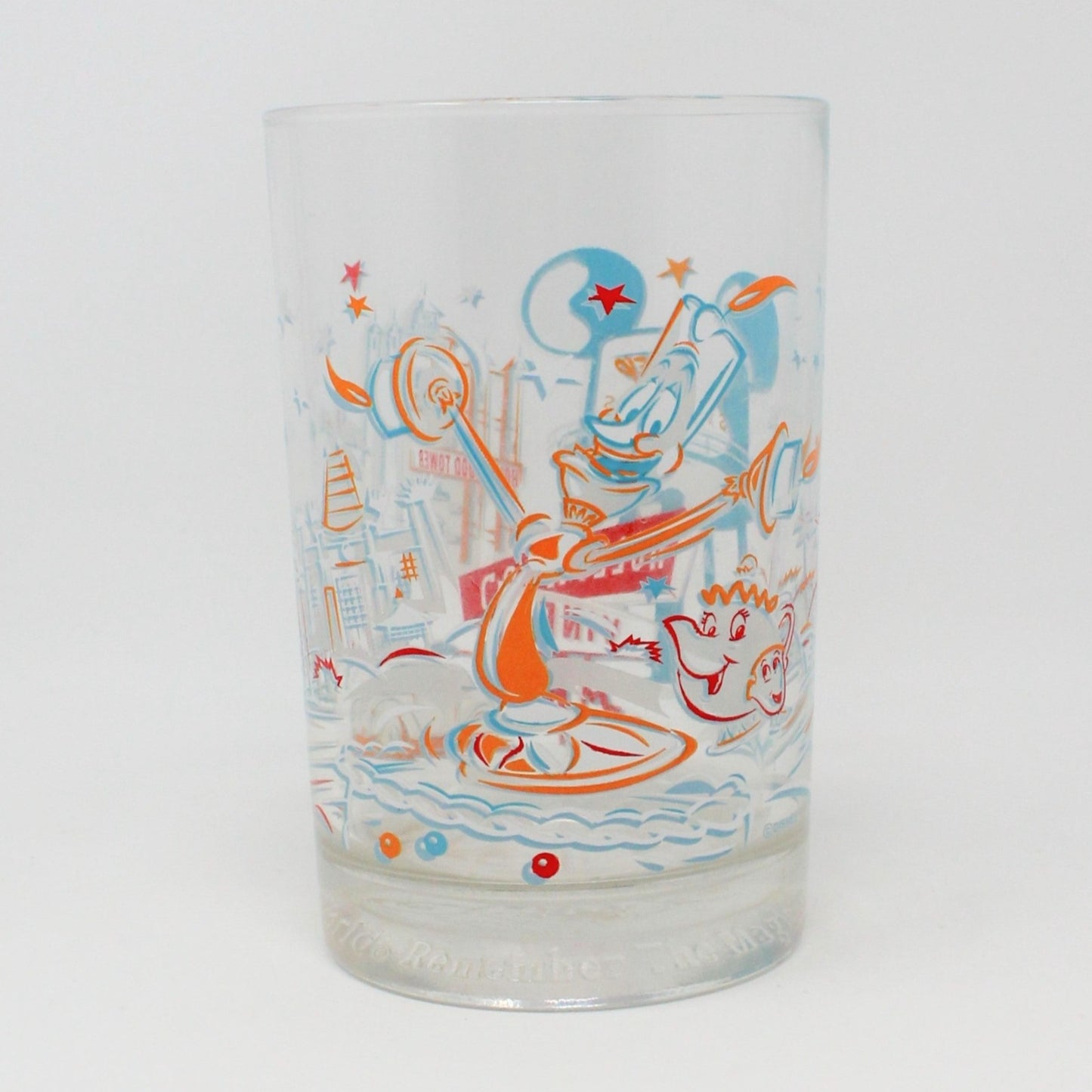 Glasses, Tumblers, Disney World 25th Anniversary, Set of 2, Vintage