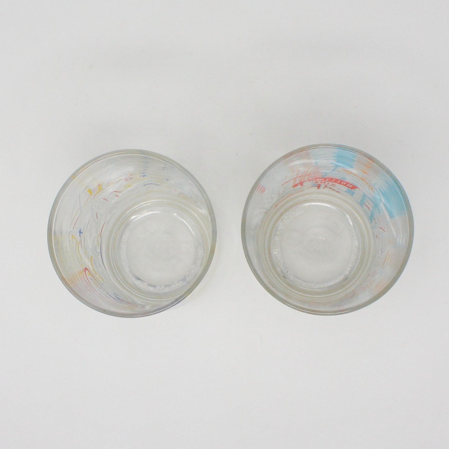 Glasses, Tumblers, Disney World 25th Anniversary, Set of 2, Vintage