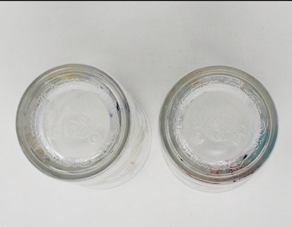 Glasses, Tumblers, Disney World 25th Anniversary, Set of 2, Vintage