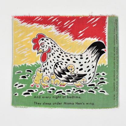 Children's Book, Peggy Cloth Book, Little Chicks, Steiner, Vintage 1965 RARE