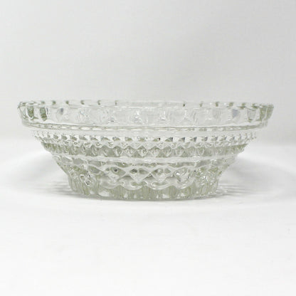 Fruit / Dessert Bowls, Anchor Hocking, Wexford Clear, Set of 3, Vintage