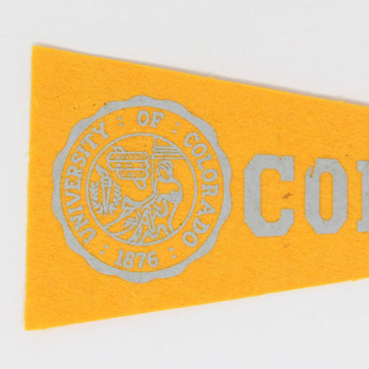 Pennant, School Pennant, University of Colorado Collectible, Vintage 10"