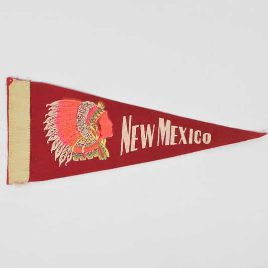 Pennant, New Mexico Souvenir Collectible, Vintage 9"