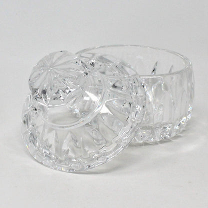 Sugar Bowl with Lid, Gorham Crystal, Althea Cut, Vintage