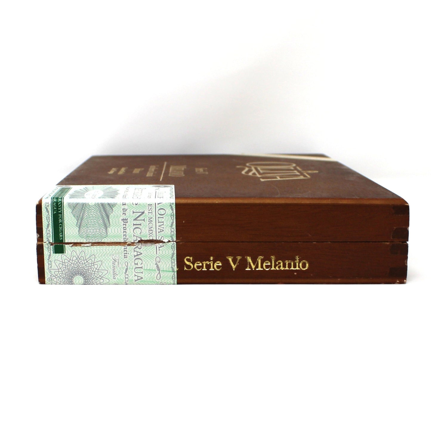 Box, Cigar Box, Oliva Serie V Melanio Robusto, Wooden, Empty