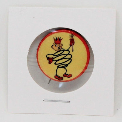 Pinback, King Koil Logo Pin Advertising Button, Vintage