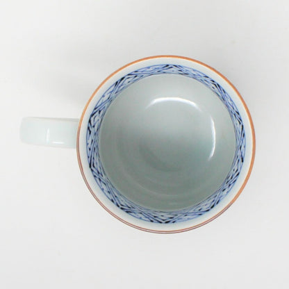 Mug, Fitz & Floyd, Yamadori Pattern, Blue Bird on Branch, Sometsuke Japan, Vintage