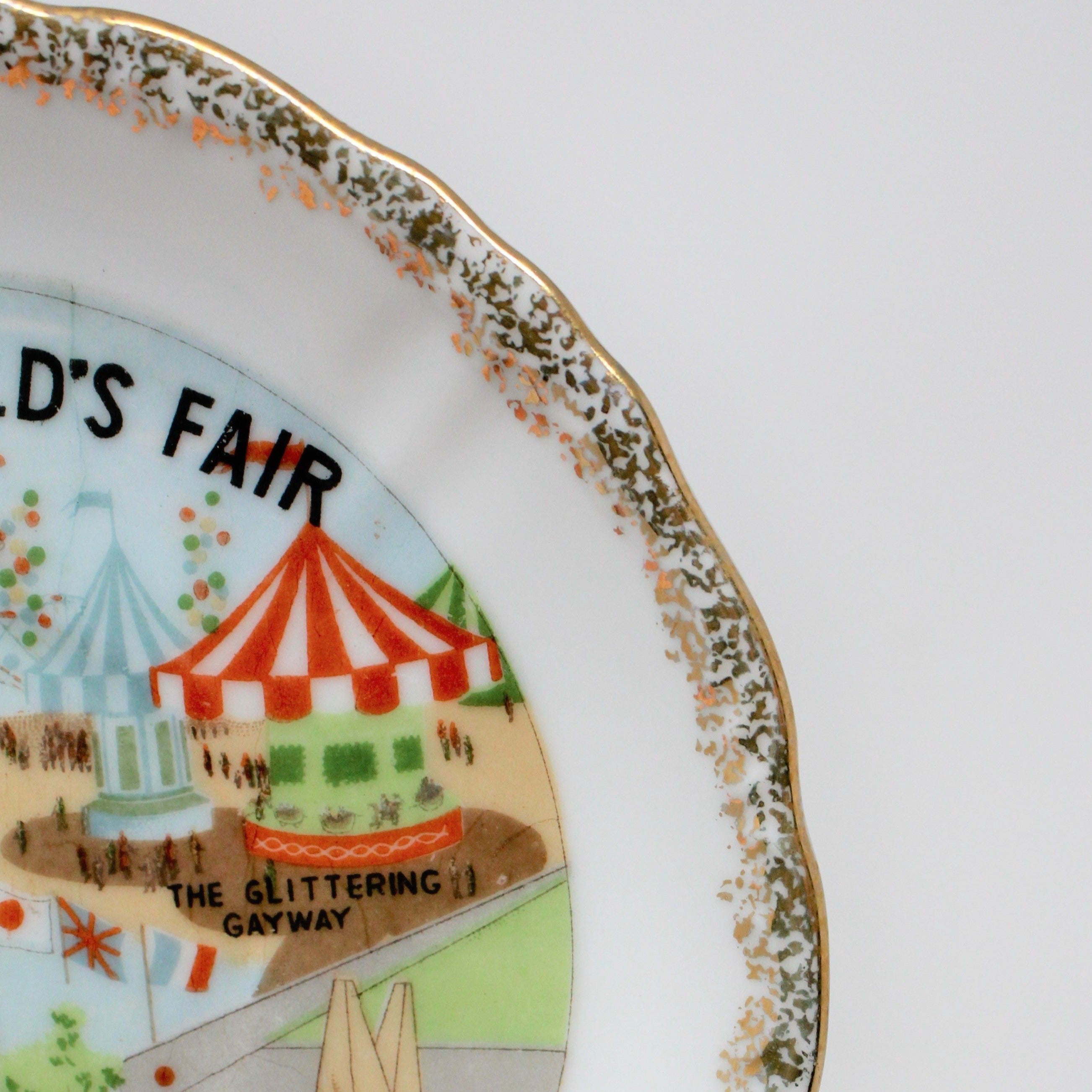 Decorative Plate, Souvenir Plate, Seattle World's Fair 1962