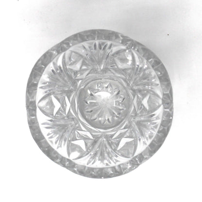 Decorative glass bowl on a white background
