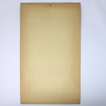 Back view of vintage calendar, salesman sample 1959