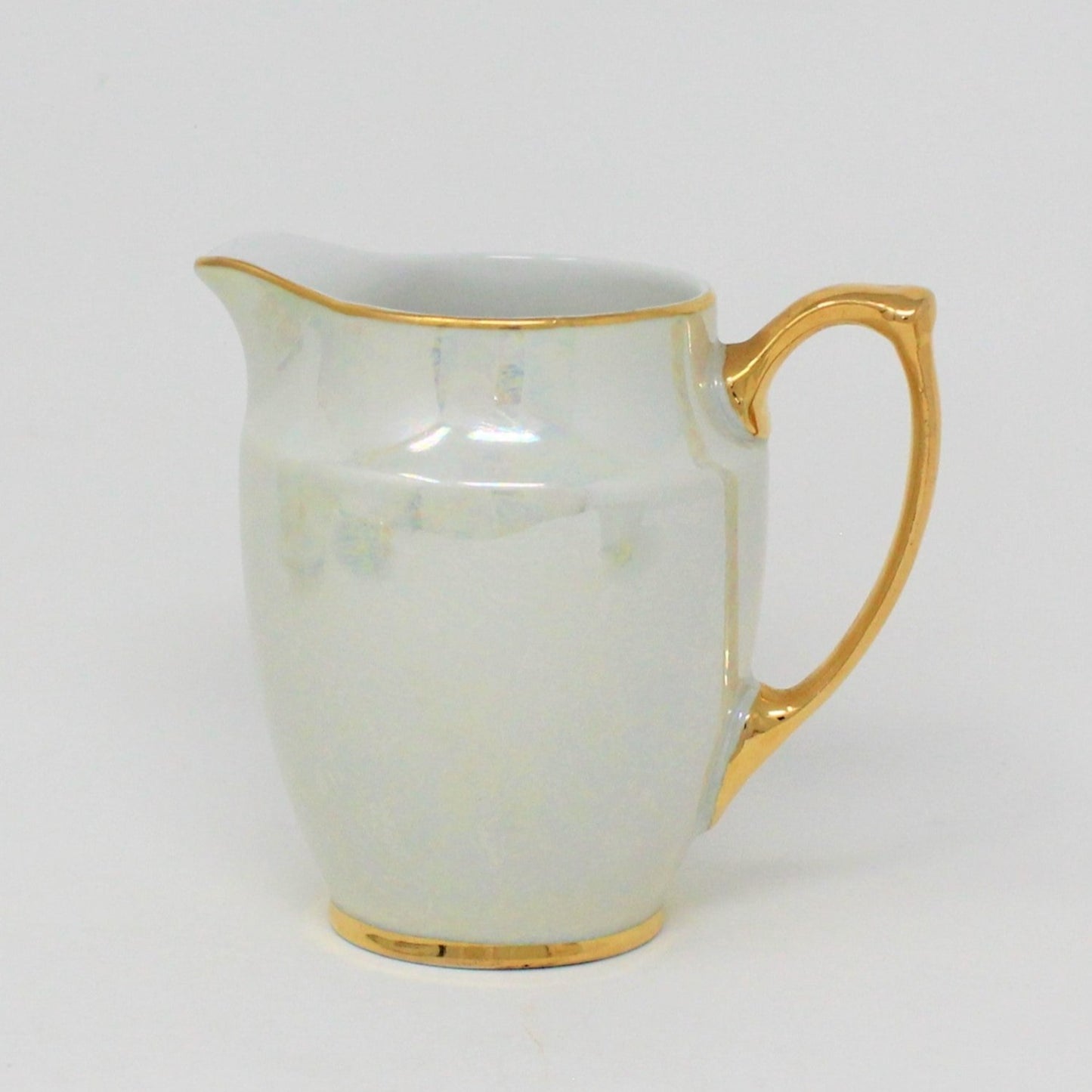 Breakfast Set, M Z Czechoslovakia, Iridescent, 6 Pieces, Vintage