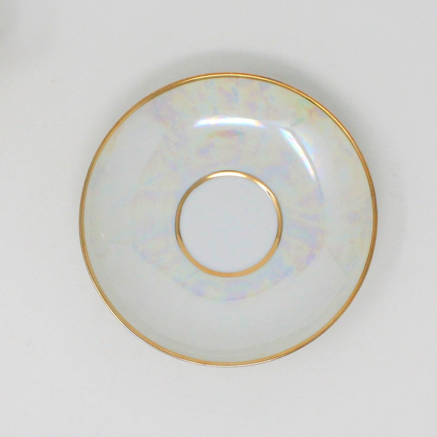 Breakfast Set, M Z Czechoslovakia, Iridescent, 6 Pieces, Vintage