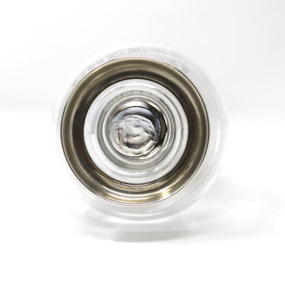 Shaker, Frank Whiting, Grated Cheese Shaker / Dispenser, Etched Glass & Sterling Silver Holloware, Antique
