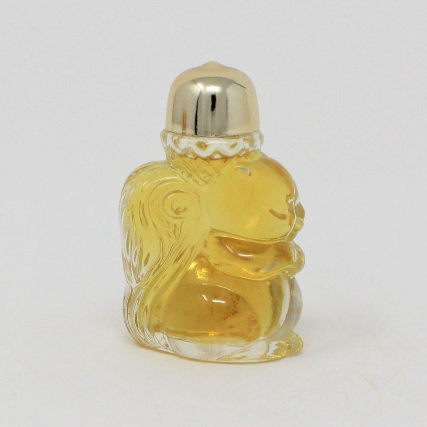 Perfume Bottle, Avon, Mini Squirrel, Autumn Scurry, Full Topaze Cologne, Vintage Collectible