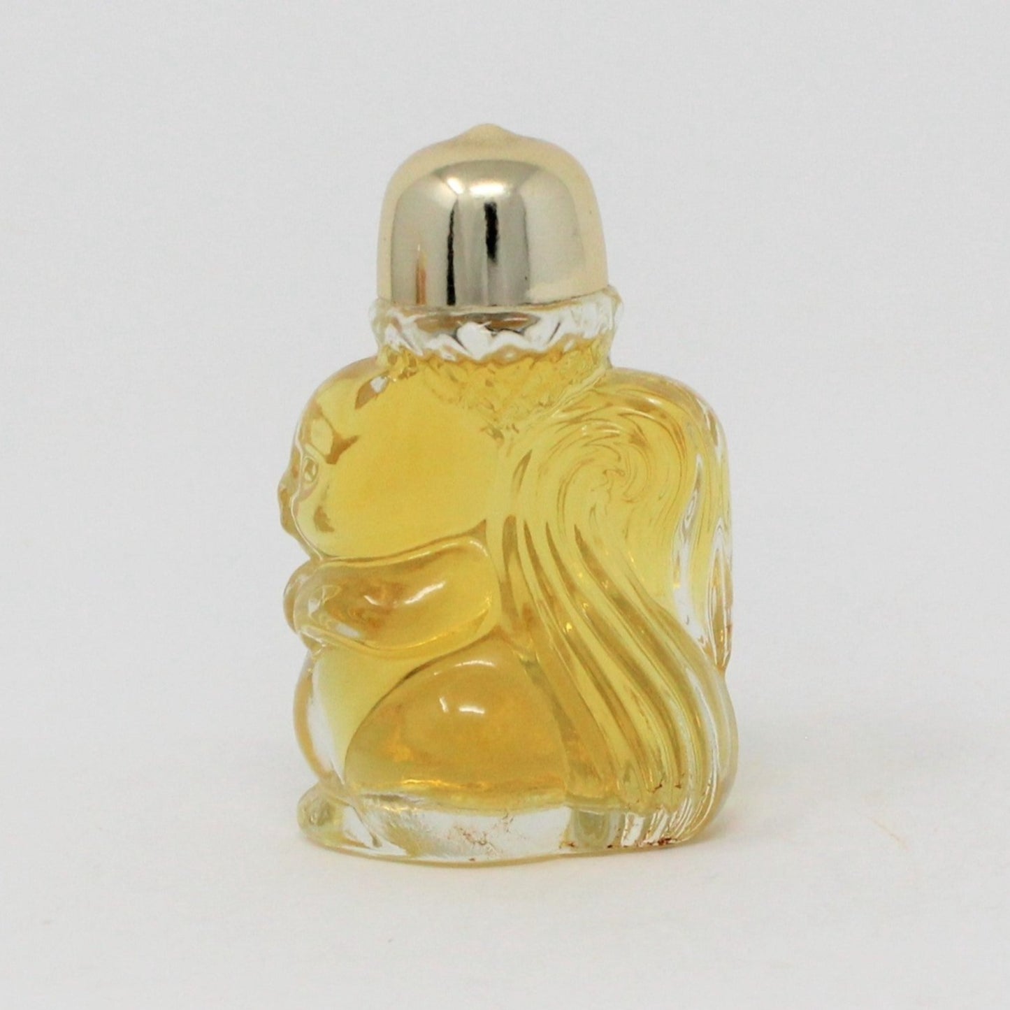 Perfume Bottle, Avon, Mini Squirrel, Autumn Scurry, Full Topaze Cologne, Vintage Collectible