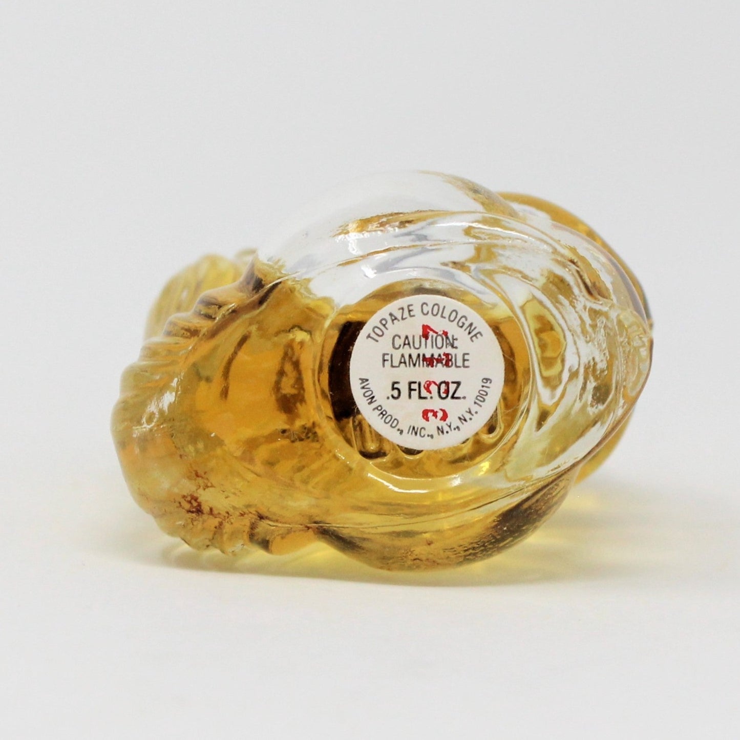 Perfume Bottle, Avon, Mini Squirrel, Autumn Scurry, Full Topaze Cologne, Vintage Collectible