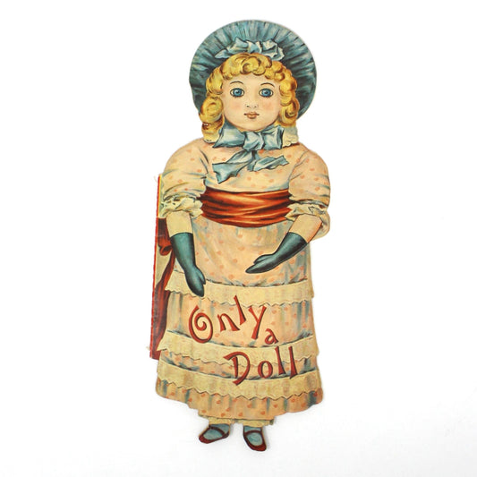Children's Book, Merrimack Publishing, Only A Doll, Softcover Die Cut, Vintage