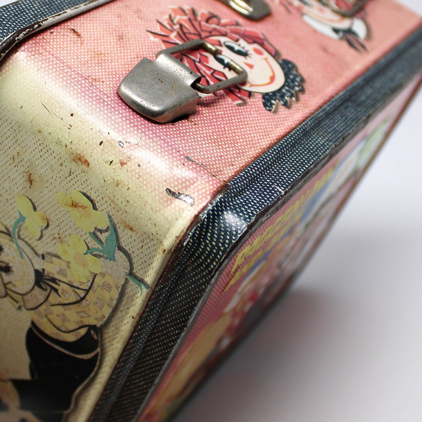 Box, Aladdin, Metal School Lunch Box, Raggedy Ann & Andy Children's Vintage