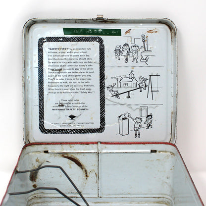 Box, Aladdin, Metal School Lunch Box, Raggedy Ann & Andy Children's Vintage
