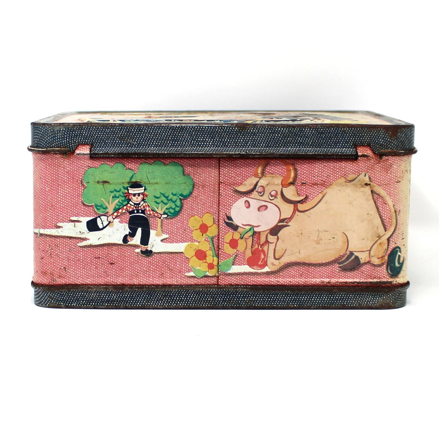 Box, Aladdin, Metal School Lunch Box, Raggedy Ann & Andy Children's Vintage